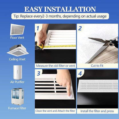 MERV 8 Air Filter Material -23 Ft² Cut to Fit Air Filter Media - Image 6