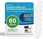 60-Pack Premium CPAP Filters Compatible by RespWave