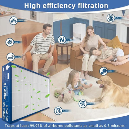 16x26x5 MERV16 Replacement Filter Compatible - Image 5
