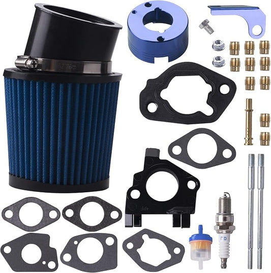 Air Filter Adapter Jet Kit for Predator 301cc 420cc 11hp 13hp 15hp GX340 GX390 by MRELC