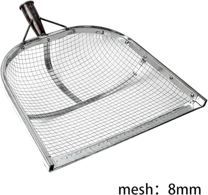 Leaking Soil Shovel Filter Stainless Steel Sieve 4mm/6mm/8mm/12mm Mesh Sifting - Image 6