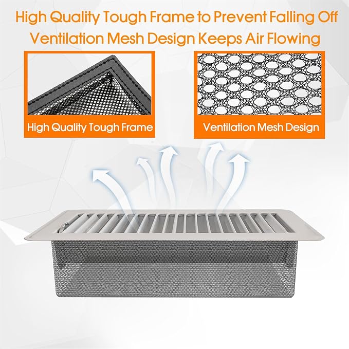 Floor Register Vent Cover Filter Net - Image 4