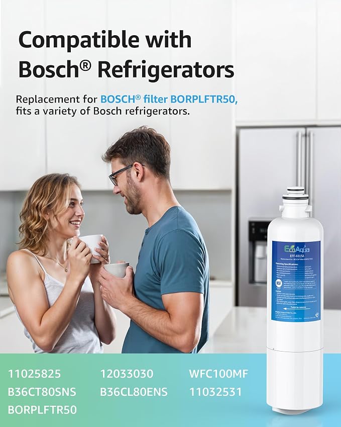EcoAqua 11032531 Replacement for Bosch® Ultra Clarity® Pro BORPLFTR50, - Image 2