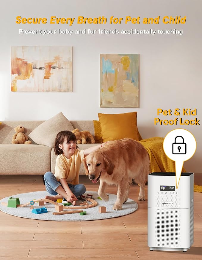 Dayette Air Purifiers for Home Large Room up to 3000 Sq Ft, CARD Upgrade to 500 - Image 8