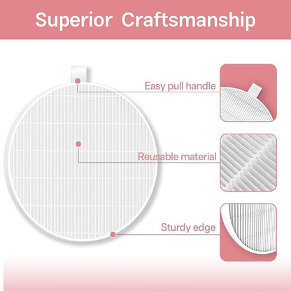 6 Pack HPro Nail Dust Collector Replacement Filters, Compatible - Image 6