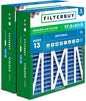 Filterbuy 17.5x21x5 Air Filter MERV 13 Optimal Smoke & Allergy Defense by Filterbuy