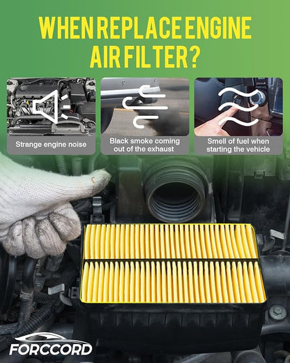 2-Pack Engine Air Filter Fits for 2022-17 Nissan Armada, 2023-14 INFINITI QX80 - Image 6