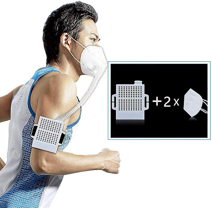 KENGEE Reusable Electrical Air Purifying Respirator, Rechargeable 3 Speeds Fan - Image 2