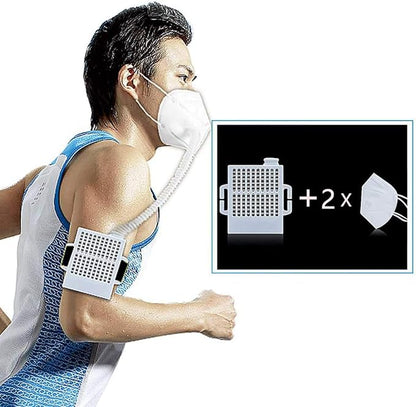 KENGEE Reusable Electrical Air Purifying Respirator, Rechargeable 3 Speeds Fan - Image 2