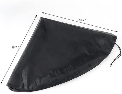 37.5 Inch Mesh Cover for Rain Barrel, Rain Bucket Leaf Filter Screen Cover - Image 3