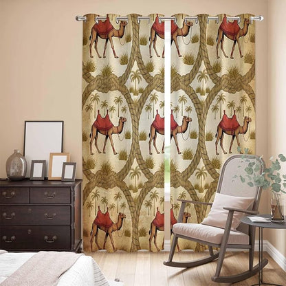 2 Panel Kitchen Cafe Curtains, Window Decor Tier Curtains - Image 3