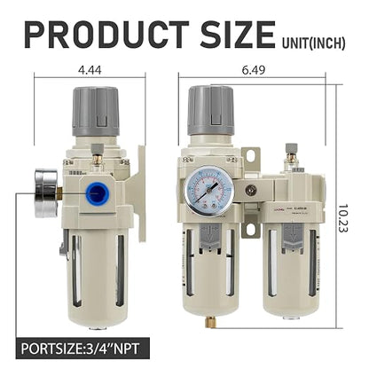 Air Compressor Pressure Regulator, Water Separator - Image 3