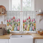 Easter Kitchen Tier Curtains 45 Inch Long 2 Panel Set, Rod Pocket Short Window by Unknown