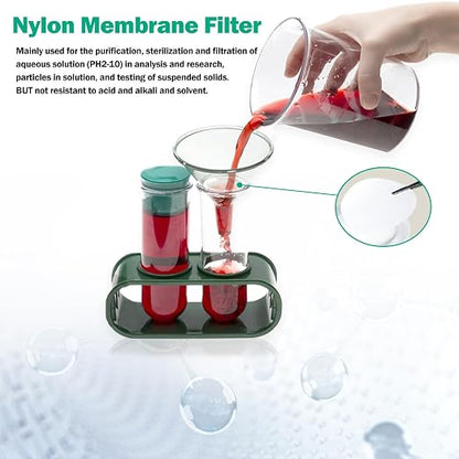 50 Nylon disc Membrane Filters Filter Pieces Nylon Disc Membrane Filters mm - Image 2