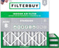 Filterbuy 14x14x2 Air Filter MERV 8 Essential Dust & Allergy Defense, by Filterbuy