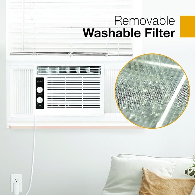 Whirlpool 5, 000 BTU 115V Window Air Conditioner & Dehumidifier - Image 6