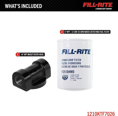 Fill-Rite 1210KTF7026 10 Micron Hydrosorb® Fuel Filter Kit - Image 3
