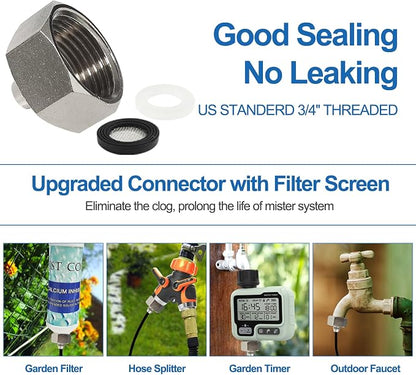 Pre-Assembled Misters for Outside Patio, Outdoor Water Misting Cooling System - Image 7