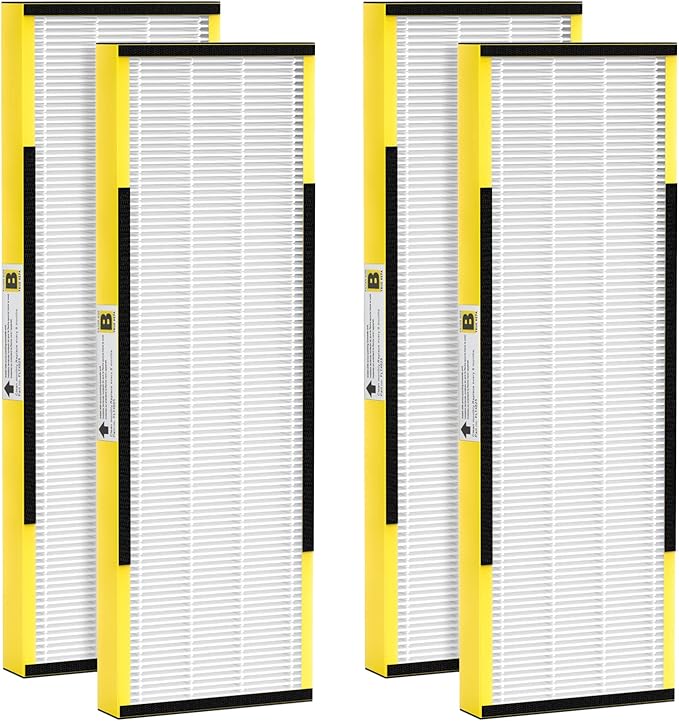 4 Pack HEPA only, FLT4825 True HEPA Filter B Replacement, Compatible by isinlive
