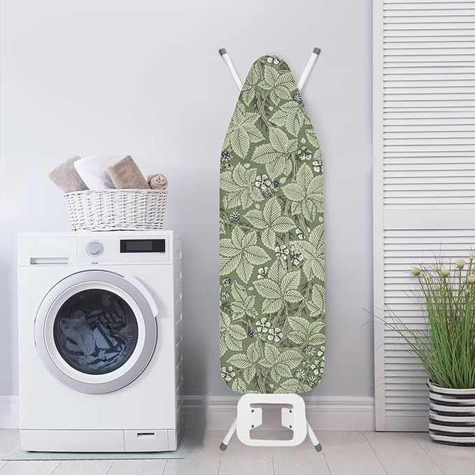 ZCFYGDX Ironing Board Covers Lightweight & Breathable Anti-Slip & Wear-Resistant (18 x 58 in) with Nylon Buckle Straps Elastic Edge Easy to Install, Scorch Resistant, William Morris Prints Size-2XL