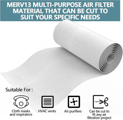 MERV 13 Filter Material, 23 Ft² Cut to Fit Air Filter Material - Image 4