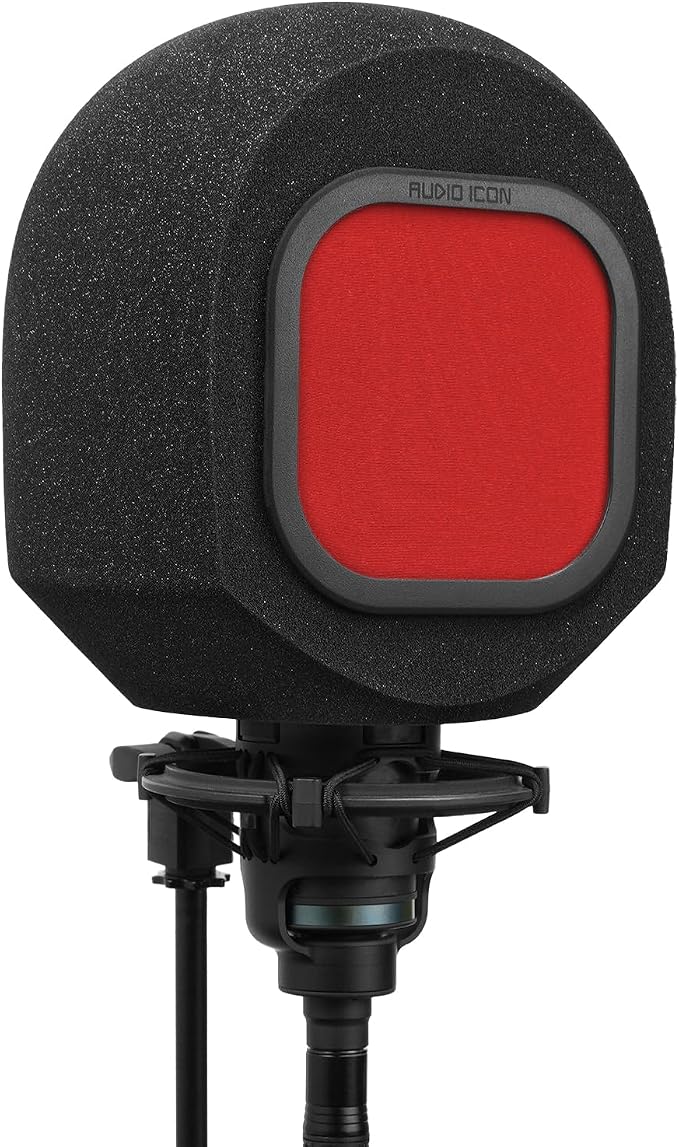 Soundbox Vocal Recording Isolation Booth | Portable Microphone Shield, Pop by AudioIcon