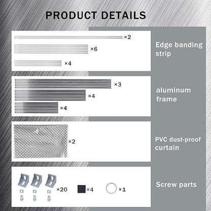 FFU HEPA H14 Filter Laminar Flow Hood Clean Bench Bracket, Use - Image 5