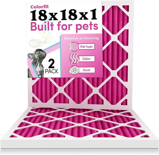 18x18x1 Air Filter by Colorfil | Color Changing Filters by ColorfilAirFilters