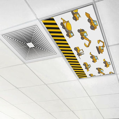 6 Pcs Fluorescent Light Covers for Ceiling Lights Construction Vehicle - Image 6