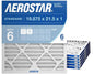 Aerostar 19 7/8 x 21 1/2 x 1 MERV 6 Pleated Air Filter, AC Furnace Air Filter by AirFiltersDelivered