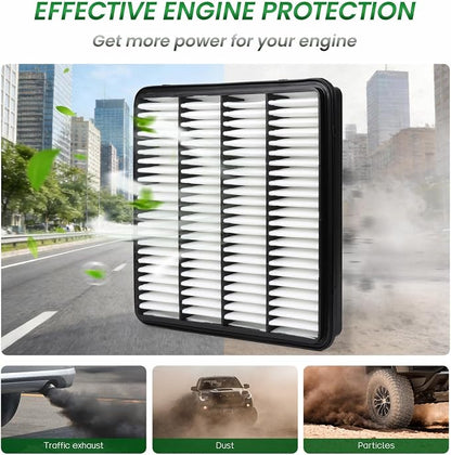 Engine & Cabin Air Filter Set for LX570, LAND CRUISER, LAND CRUISER, Replace - Image 5