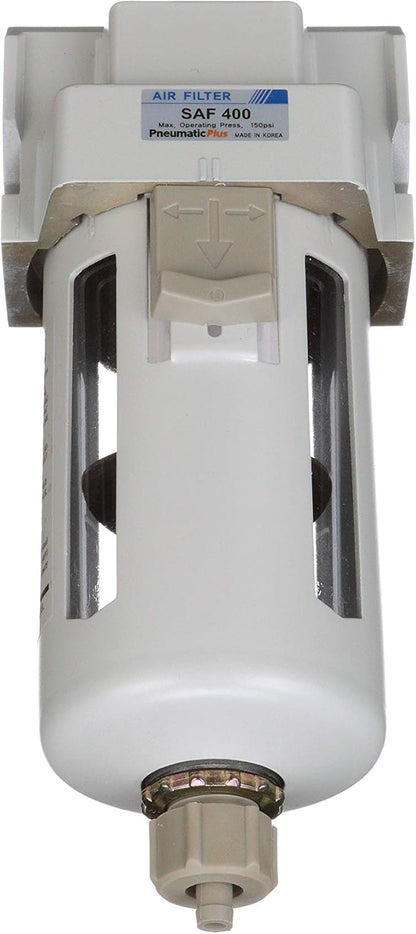 PneumaticPlus SAF400-N04B Compressed Air Particulate Filter 1/2" NPT, 10 Micron - Image 6