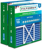 Filterbuy 22x24x5 Air Filter MERV 13 Optimal Smoke & Allergy Defense, by Filterbuy