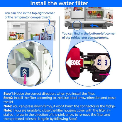 Waterdrop EDR1RXD1 Replacement for Filter 1, W10295370A, 46-9930 Refrigerator - Image 7