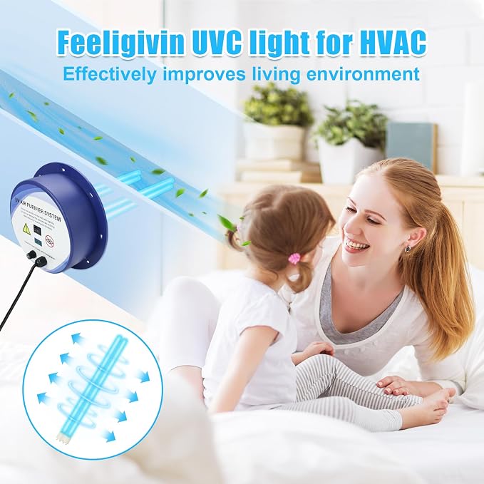 HVAC UVC Light Air Purifier 72W System - Image 3
