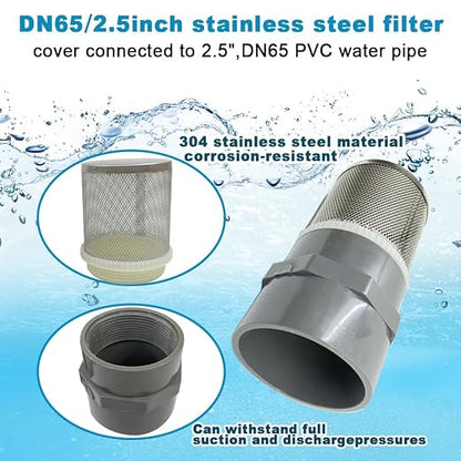 2.5 inch Stainless Steel Filter DN65/2.5" Suction Strainers Used to Remove - Image 2