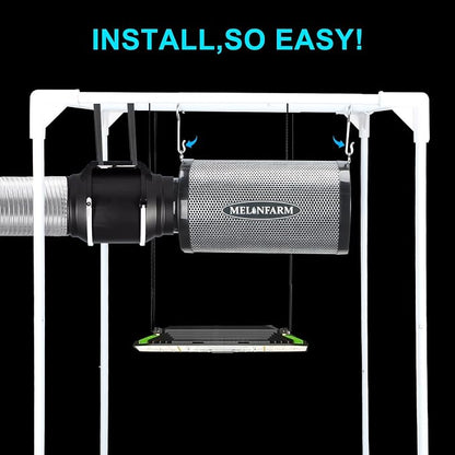 MELONFARM 4 Inch Air Carbon Filter Smelliness Control - Image 7