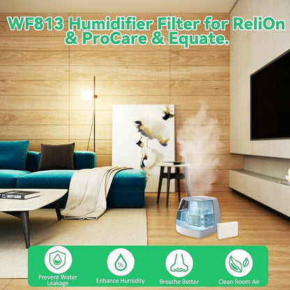 kakofaci 6 Pack WF813 Humidifier Filters Replacement Compatible - Image 7