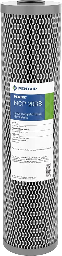 Pentair Pentek NCP-20BB Big Blue Carbon Water Filter, Whole House Non-Cellulose by PENTAIRPENTEK