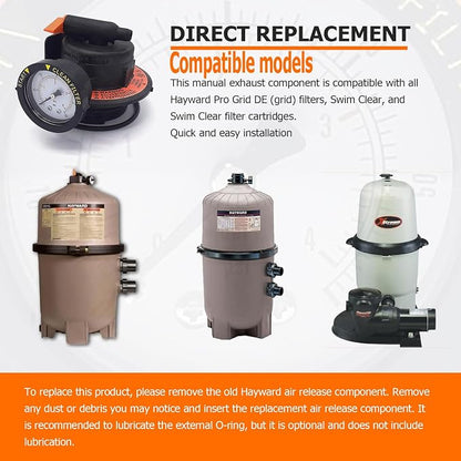 DEX2420MAR2 Air Relief Valve for Hayward DE Cartridge Sand Filters | Compatible - Image 3
