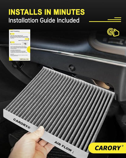 2 Pack Cabin Air Filter w/Activated Carbon - Image 8