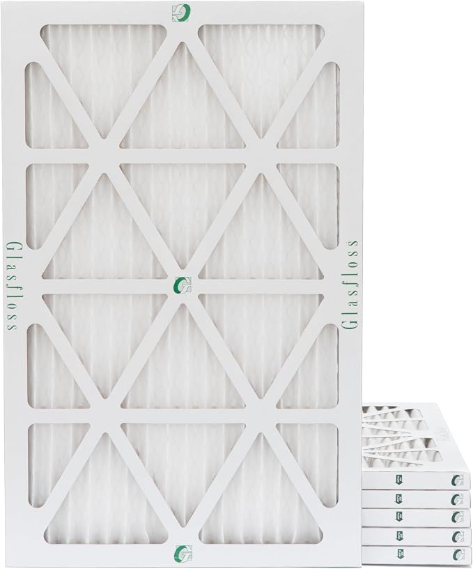 Glasfloss ZL 18x30x1 MERV 10 AC Furnace Air Filters.. Actual Size: 17-5/8 x by Glasfloss