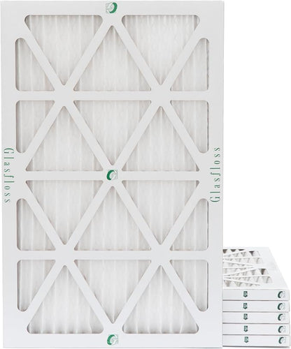 Glasfloss ZL 12x16x1 MERV 10 AC Furnace Air Filters.. Actual Size: 12-1/2 x by Glasfloss