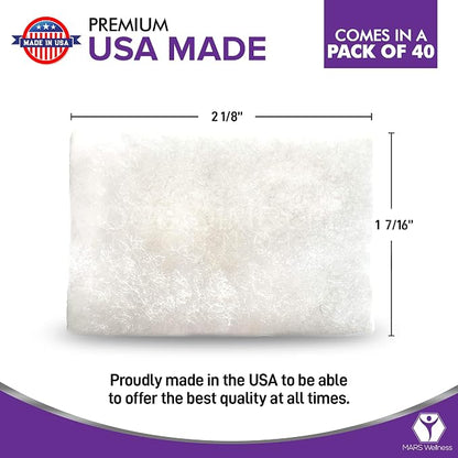 CPAP Filters Disposable Felt Pollen air Filter 40 Pack Compatible - Image 3