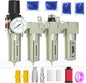 4 Stage Air Drying System 3/4" NPT Heavy Duty Industrial Grade, Coalescing by MEANLINMEASURE
