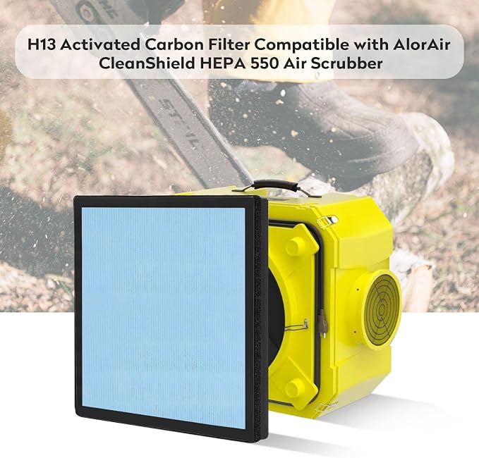 2 Pack HEPA 550 Filter, HEPA& Activated Carbon Filter Replacement Compatible - Image 3