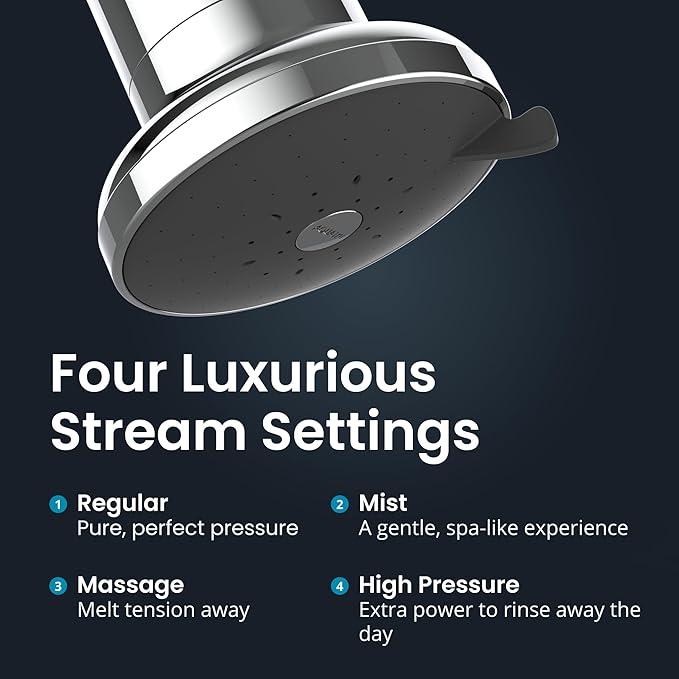 AquaTru Shower - High Pressure Shower Filter Removes Impurities from Hard Water - Image 4