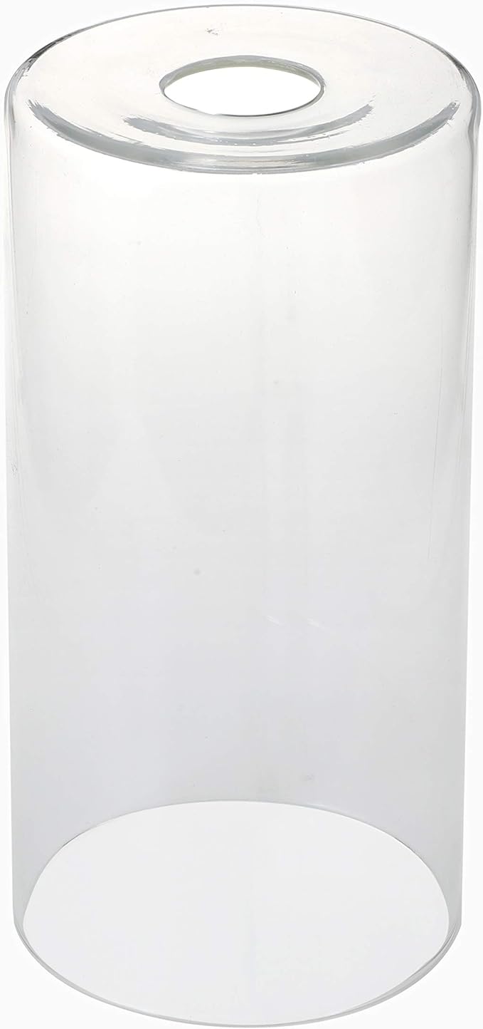 GoLucky Clear Cylinder Clear Glass Shade Accessory Glass Lamp Fixture Shade by Unknown