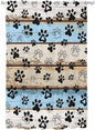 Sheer Curtains 63 Inch Length, Vintage Farmhouse Rustic Wooden Grain Privacy by Unknown