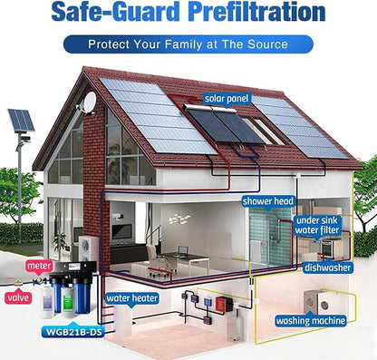 iSpring WGB21B-DS 2-Stage Whole House Water Filtration System, - Image 7